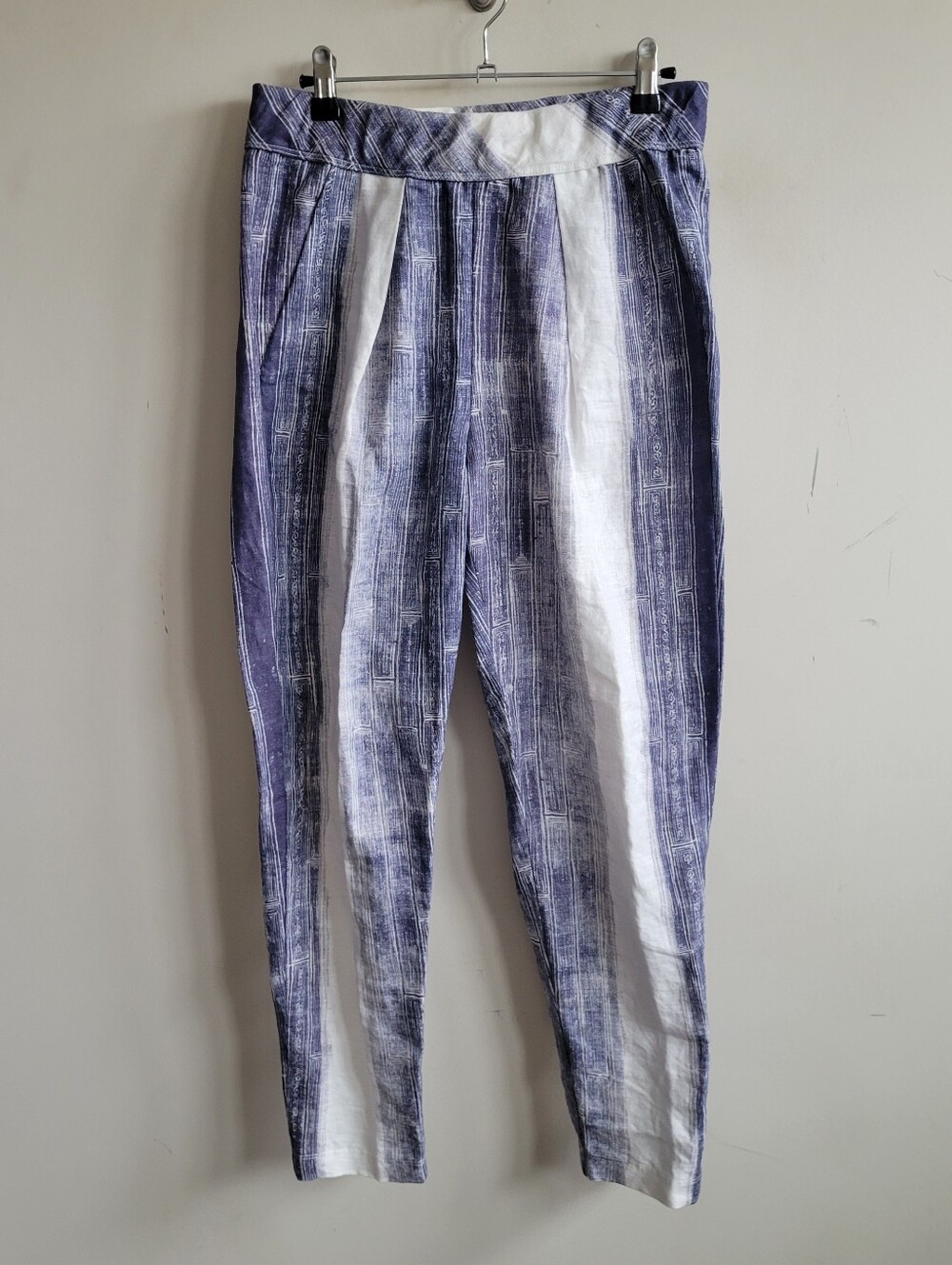 Raquel Allegra Linen Tapered Pants